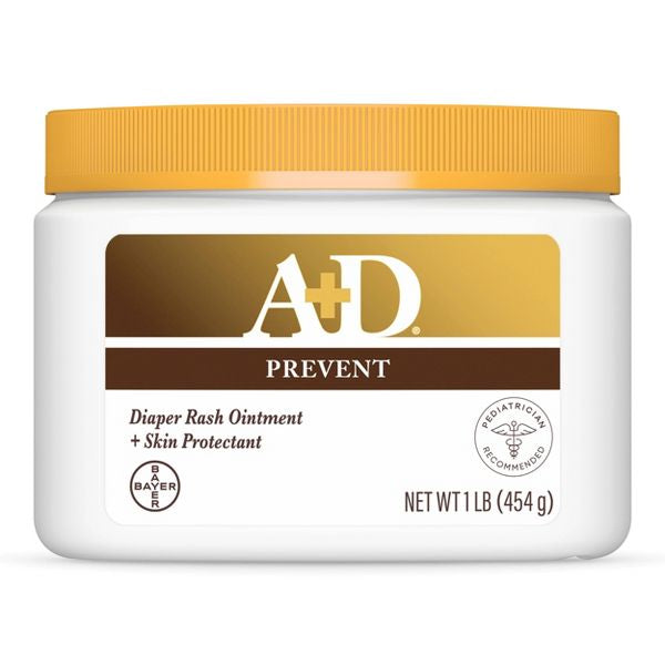 A+D Pomada para prevenir las rozaduras de bebé 454g