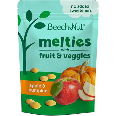 Beech-Nut snacks con probióticos manzana y calabaza