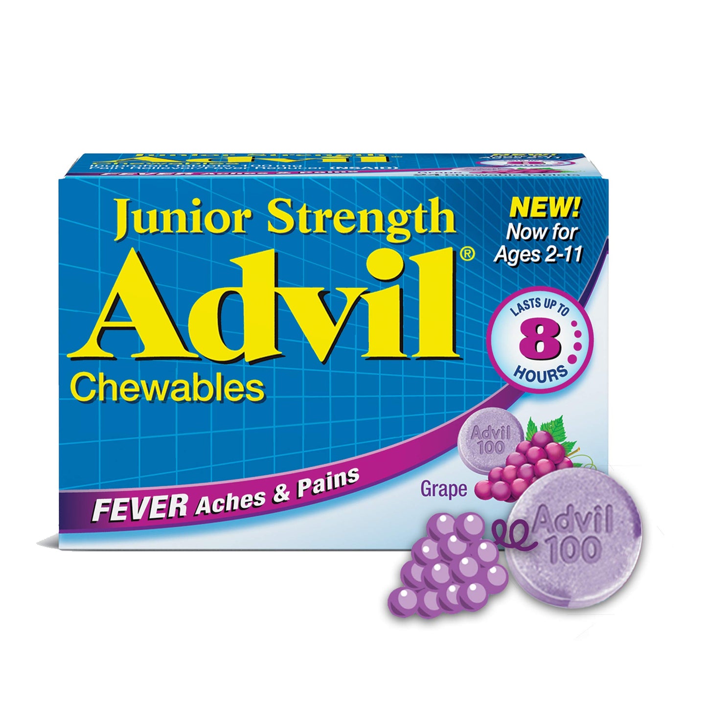 Advil: Tableta masticable infantil 2 a 11 años