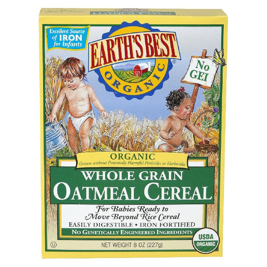 Earth's Best cereal de avena