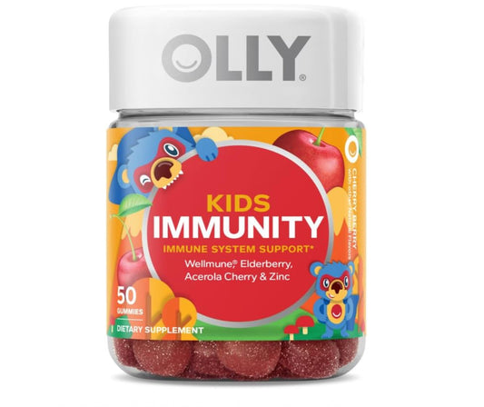 Olly - Gomitas Sistema Inmunológico para Niños sabor Cereza. 50 Gummies