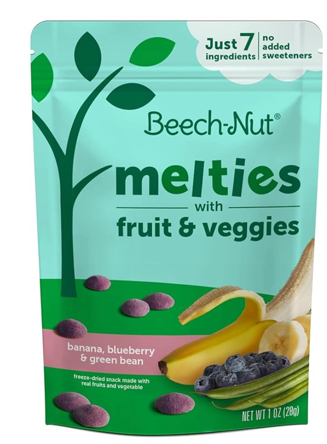 Beech-Nut snacks con probióticos plátano y frutos del bosque