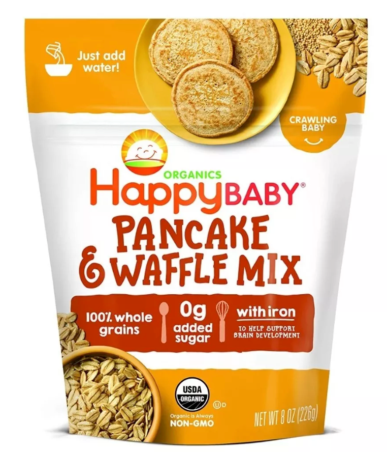 Happy Baby Organics Harina Para Hot Cakes Y Waffles