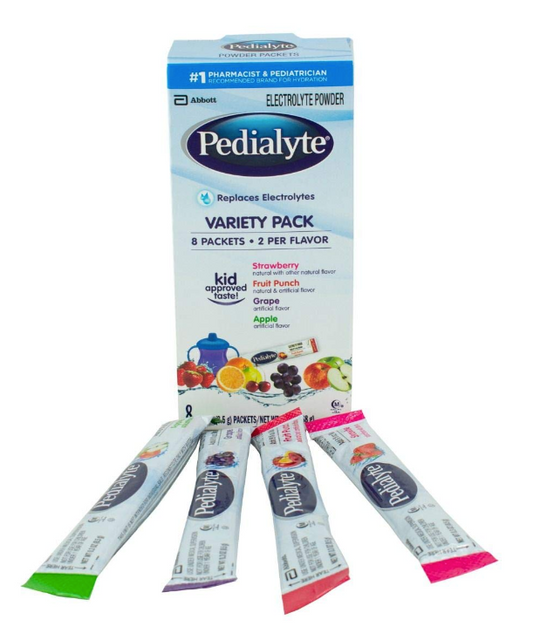 Pedialyte en polvo - 8 paquetes